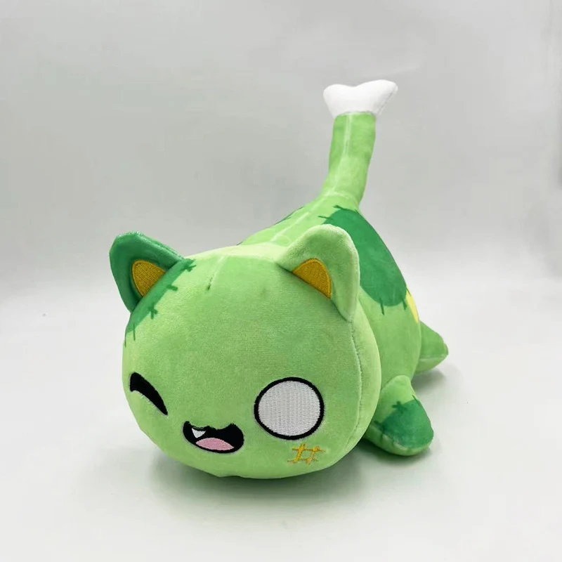 Pelúcia de Gato com Estampa de Caveira para Crianças, Boneca de Pelúcia Macia, Travesseiro Confortável, Ideal para Brincar e Aconchegar. — foto 56