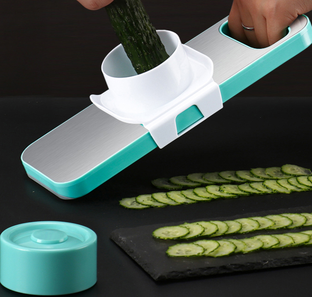 Stainless Steel Kitchen Grater Slicer. Effortlessly Slice and Grate Vegetables, Cheese, and Fruits. A Versatile and Easy — photo 4