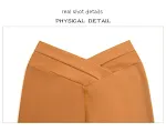 Leggings yoga punto croce, abbigliamento sportivo e da allenamento. Pantaloni sportivi comodi ed eleganti per yoga, fitness e altre attività. — foto 4