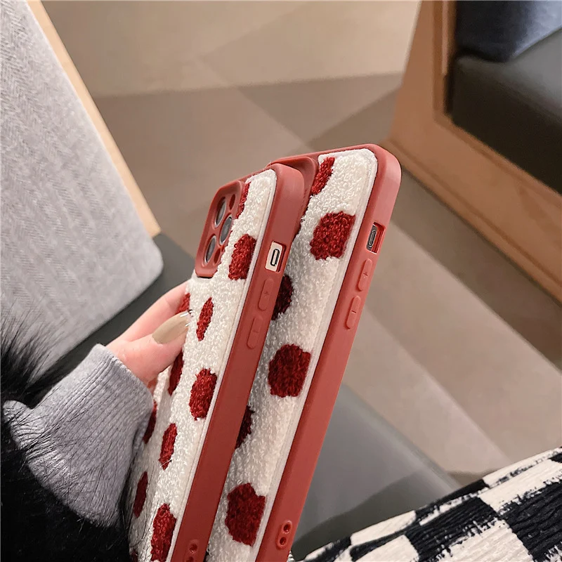 Title 8, Capinha de Celular Polka Dot Xsxr Flannel. Prot...