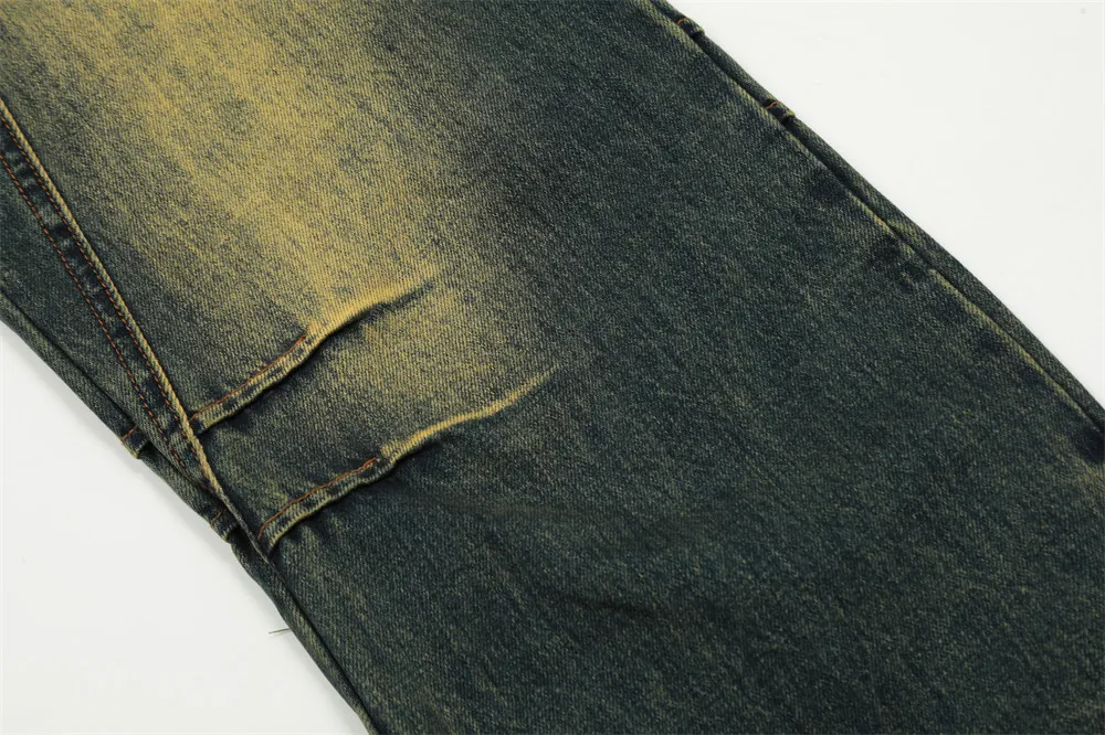Retro Washed And Worn Jeans For Men Experience vintage style with modern comfort. Soft denim, perfect fit, and a timeles — photo 12