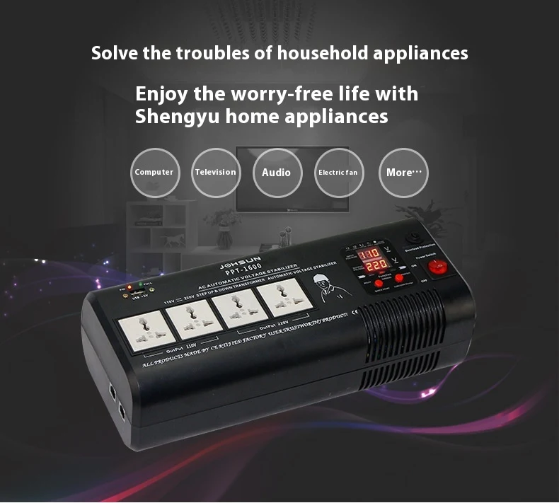Title 5, Home Panel Voltage Regulator Plug and Play 220V...