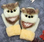Cartoon animal autumn and winter warm mittens, providing cozy warmth and comfort for little hands during chilly weather. — photo 13