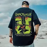 Green Dinosaur Black