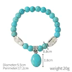 Pulseira de contas feminina Estilo étnico boêmio Acessório de moda Pulseiras femininas Pulseira de miçangas o acessório perfeito. — foto 11