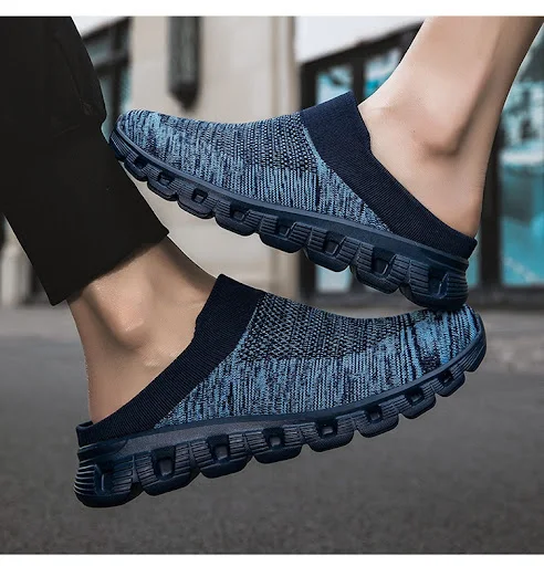 Title 9, Tênis Casual Esportivo Slip-on Flyknit Respiráv...