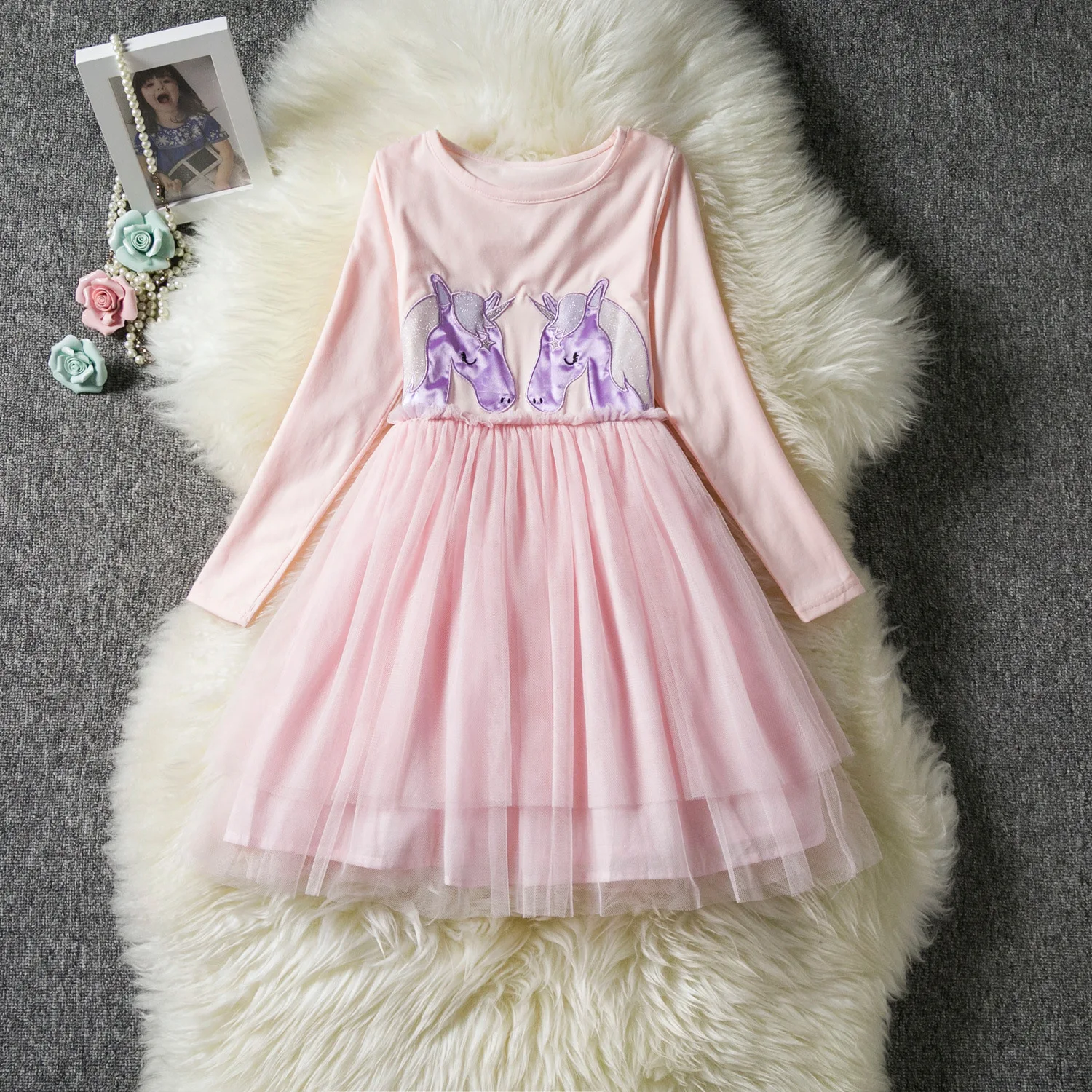 Title 10, Mädchen Sommerkleid Luftig leichtes Kleid für h...