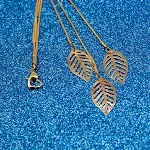 Pulseira de liga de malha de malha de fio pulseira de folha oca — foto 14