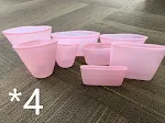 4pcs Pink