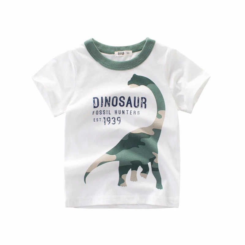 Camiseta coreana de verão para meninos manga curta Nova camisa de verão para crianças respirável e confortável para brincar e atividades ao ar livre — foto 1