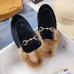Black suede