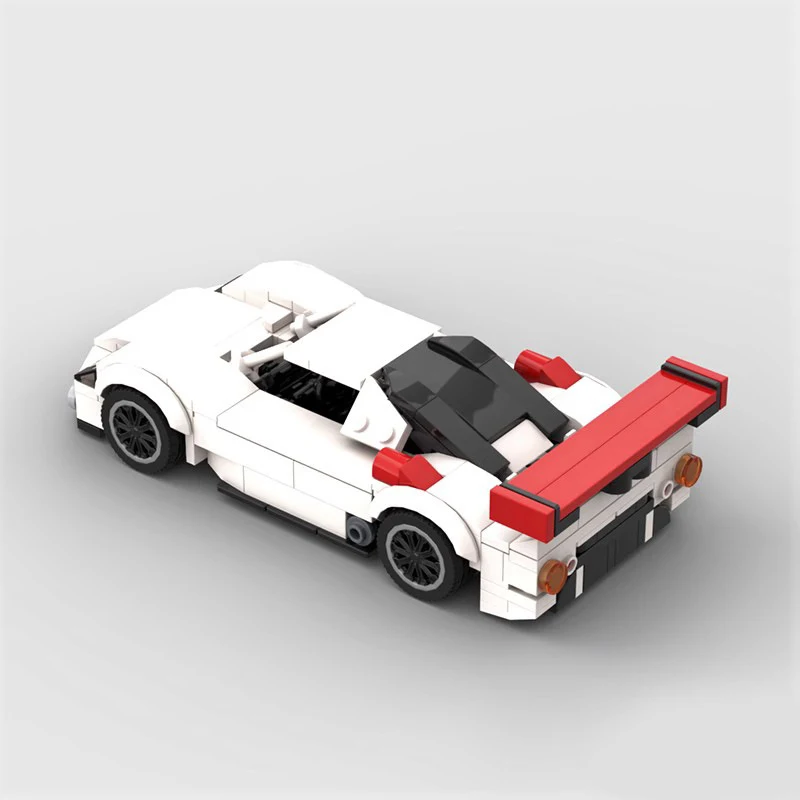 R390 GT1 Huishoudelijke Bouwstenen Set Automodel Bouw je eigen sportwagen. Stimuleert creativiteit en fijne motoriek. Perfect cadeau. — foto 11