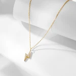 Colar feminino Fashion Flash Point Personalizado. Crie um look único e moderno. O presente perfeito para ela. — foto 6