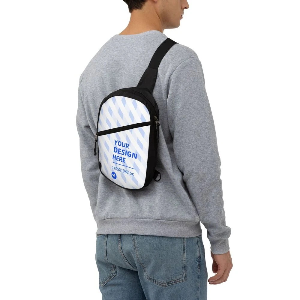 Title 7, Bolsa de peito esportiva crossbody dobrável e l...