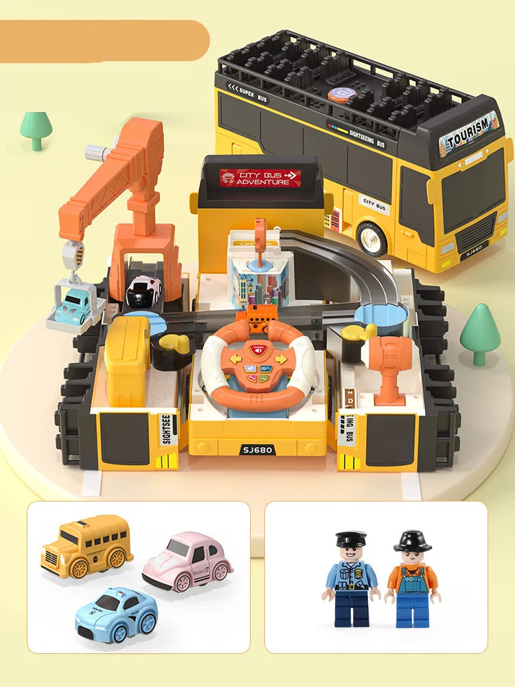 Title 2, Deformed Bus Simulation Driving Steering Wheel ...