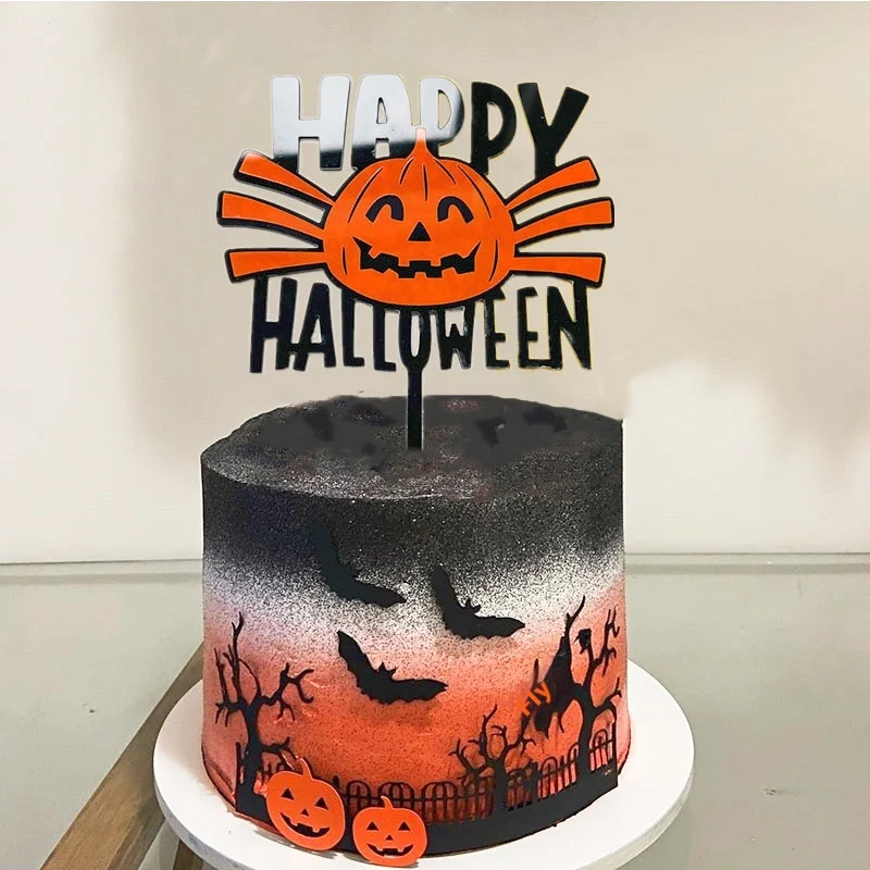 Title 6, Halloween Acrylic Cake Insertion Elevate your s...