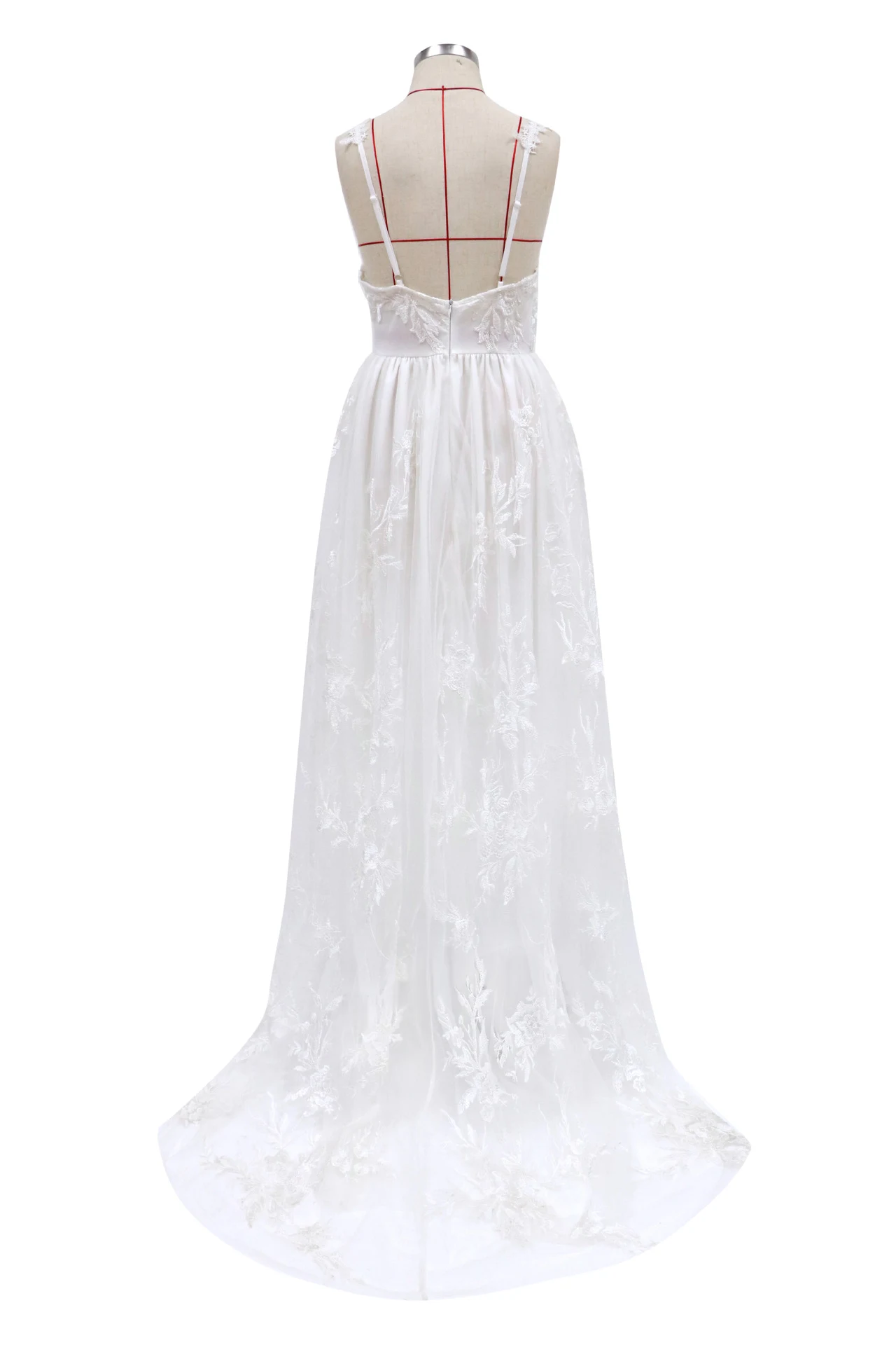 Title 3, Bride Sexy Suspenders Wedding Evening Dress, en...