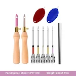 Agulha de bordado com modelo completo e plugue substituível simples, ideal para bordados com precisão e facilidade, criando projetos incríveis — foto 39