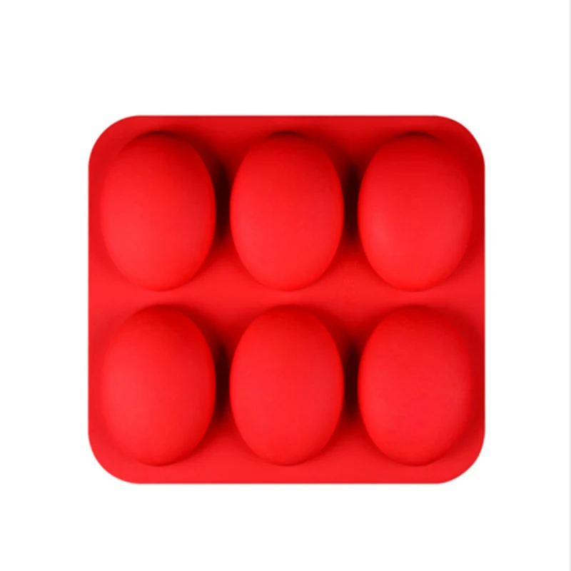 Handmade 6 Even Hole Oval Goose Soft Stone Silicone Mold for Soap Making and Crafts, Create Unique Designs, Easy to Use — photo 5