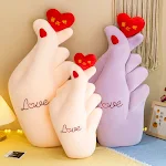 Almofada de pelúcia em formato de dedo simulado para abraçar e relaxar. Ideal para decoração, diversão e um presente criativo e inesquecível. — foto 7