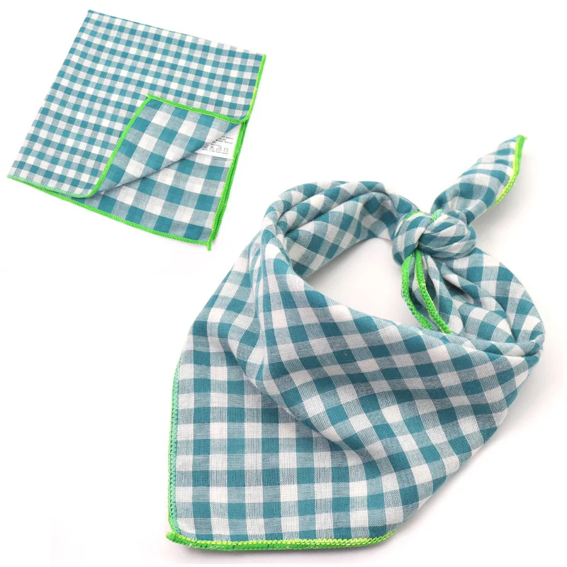 Title 12, Plaid Double Sided Cotton Pet Scarf offers reve...