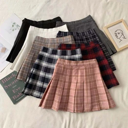 Title 1, New Fashion Pleated Skirt Spring And Autumn Pla...