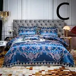 Terno de quatro peças em algodão jacquard com renda, ideal para eventos especiais. Combine conforto e estilo sofisticado para uma imagem impecável. — foto 10