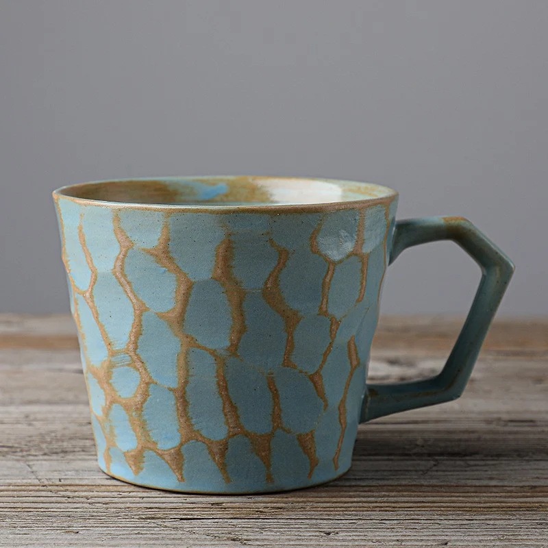 Title 6, Taza de café de cerámica al estilo japonés vint...