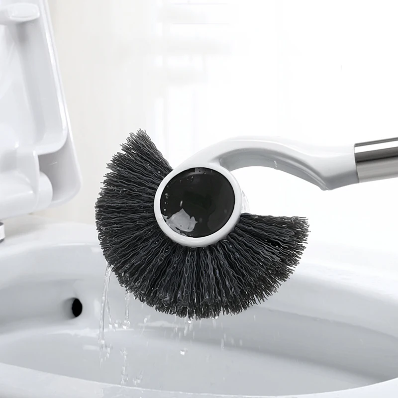 Magnetic toilet brush set Efficient and stylish cleaning Wall mount design Space-saving and hygienic bathroom accessory — photo 6