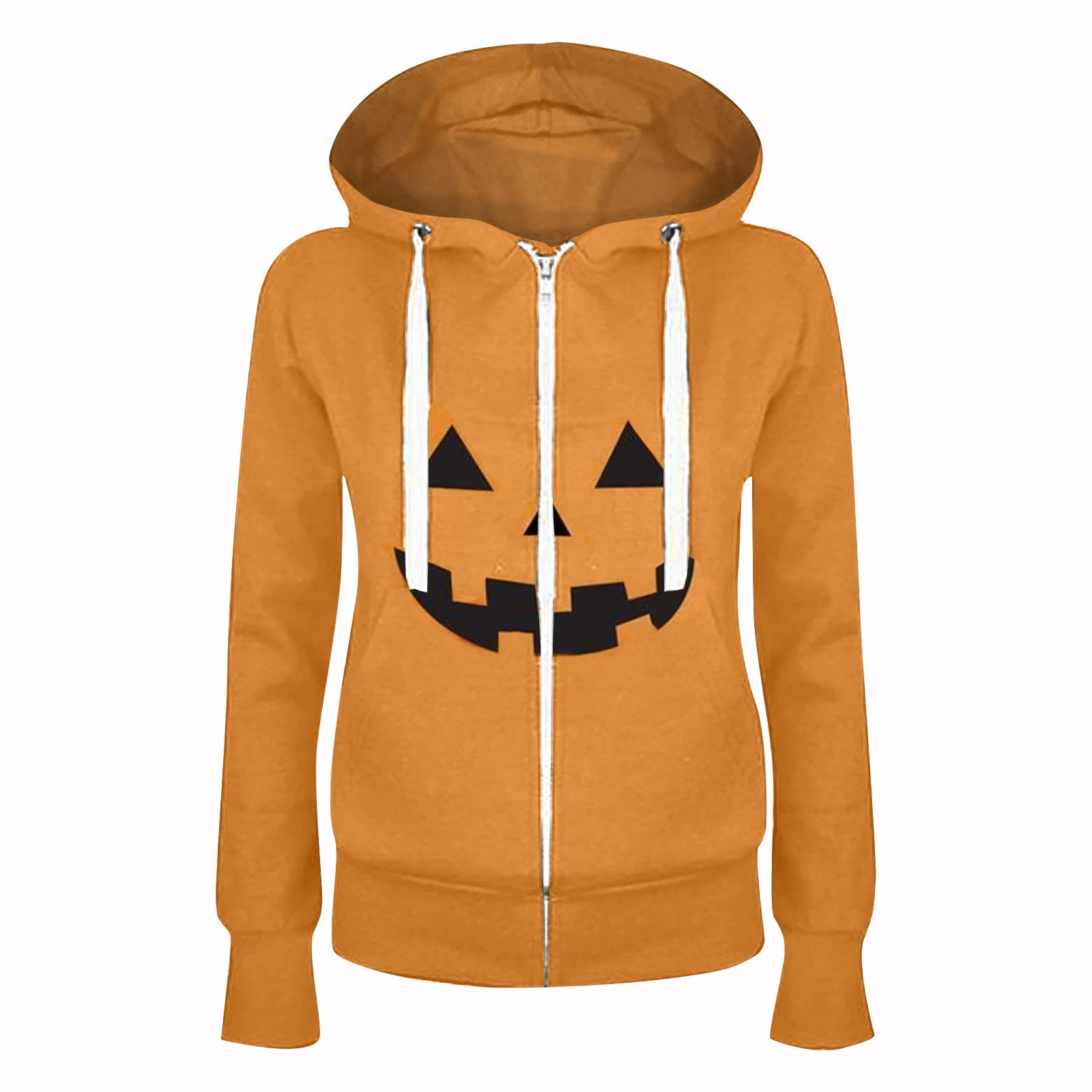 Halloween Men's and Women's Hooded Zipper Sweater Fashion Digital Printing Jacket, comfortable and stylish for the spook — photo 3