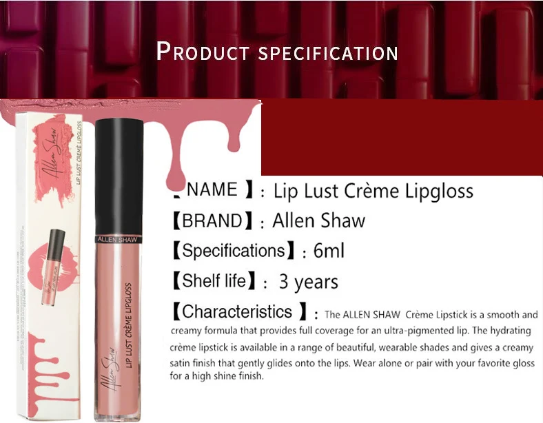 Title 11, Batom Sexy Big Red Lip Glaze, vermelho vibrante...