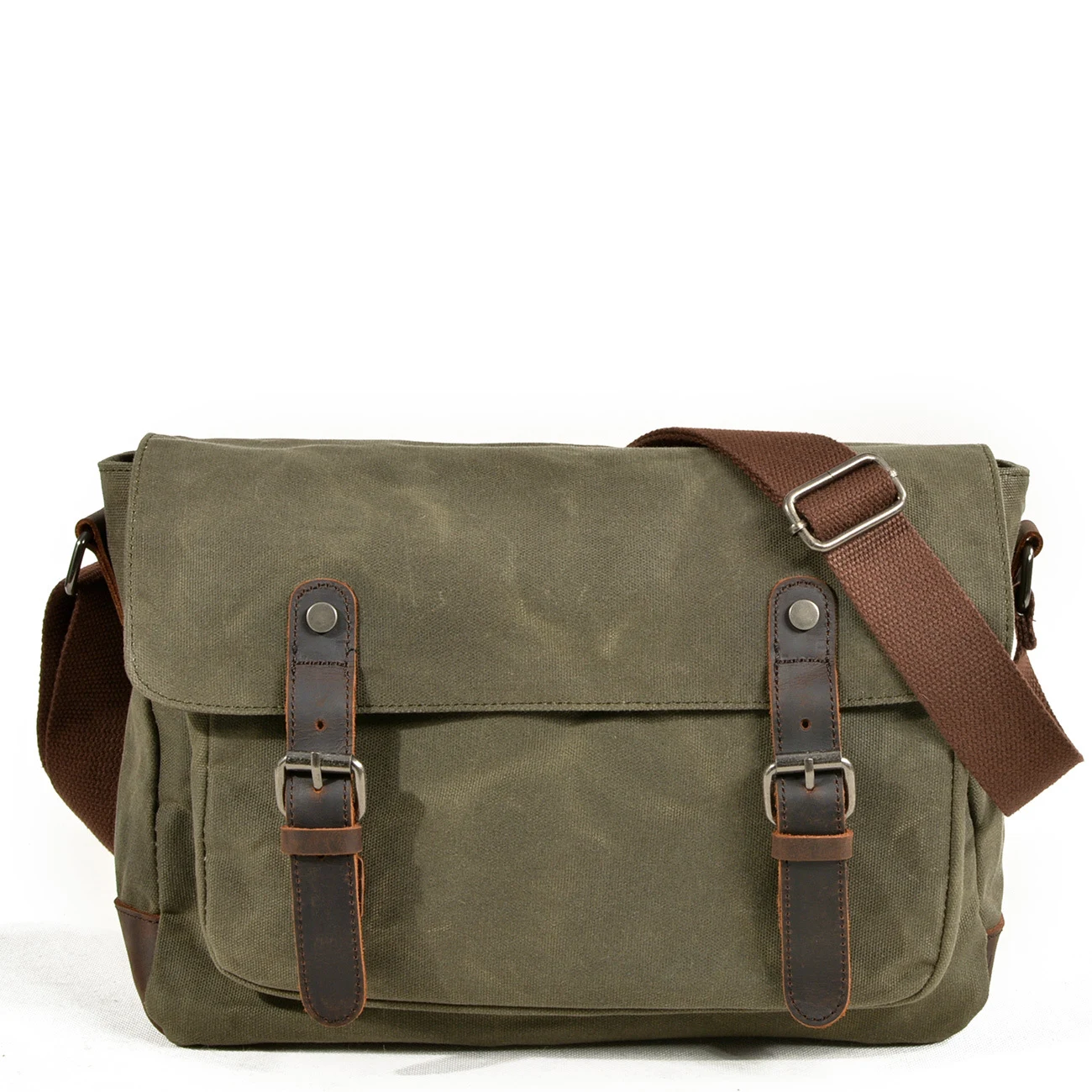 Durable canvas shoulder bag for everyday use. Carry your essentials with style and comfort. Perfect for travel, work, an — photo 2
