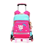 Koreanische, abnehmbare Trolley-Tasche für Grundschüler, ideal für Bücher und Schulmaterialien, leicht und bequem. — foto 1