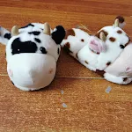 Women's Fashion Cute Cows Plush Slippers Cozy and Warm Home Footwear. Soft and Comfortable Slippers. A Fun and Adorable — photo 6