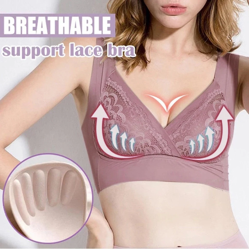 Title 4, Womens Plus Size Unwired Decompression Strap V...