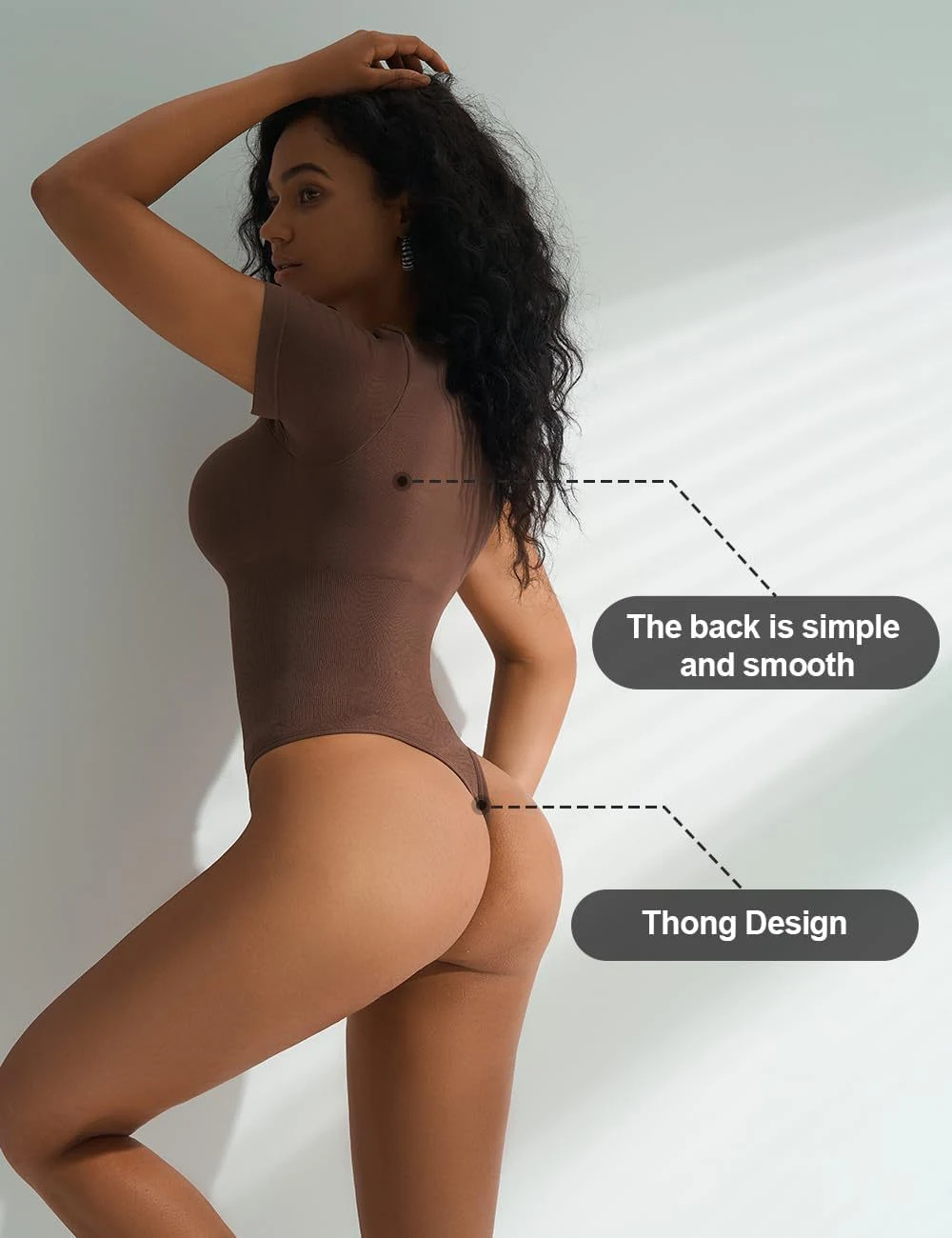 Title 9, European & American square-neck cinched corset,...