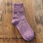 5 Pairs Women Socks Winter Thermal Thick Socks Cotton Breathable Female Solid Casual 3d Ladies Casual Home Socks — photo 3