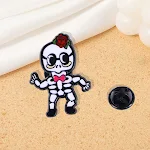 Broche de abóbora de Halloween engraçado para carro, desenho animado. Um acessório divertido e festivo, perfeito para celebrar o Halloween com estilo. — foto 10