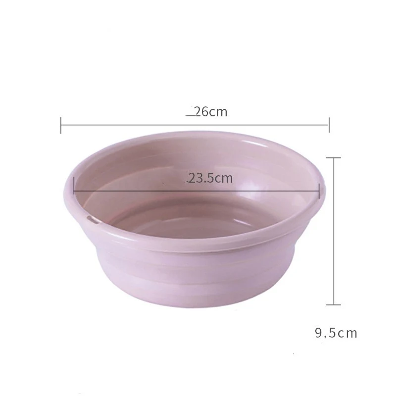 Foldable Washbasin Portable Travel Plastic Basin Space Saving Design Lightweight and Easy to Carry Ideal for Travel Camp — photo 5