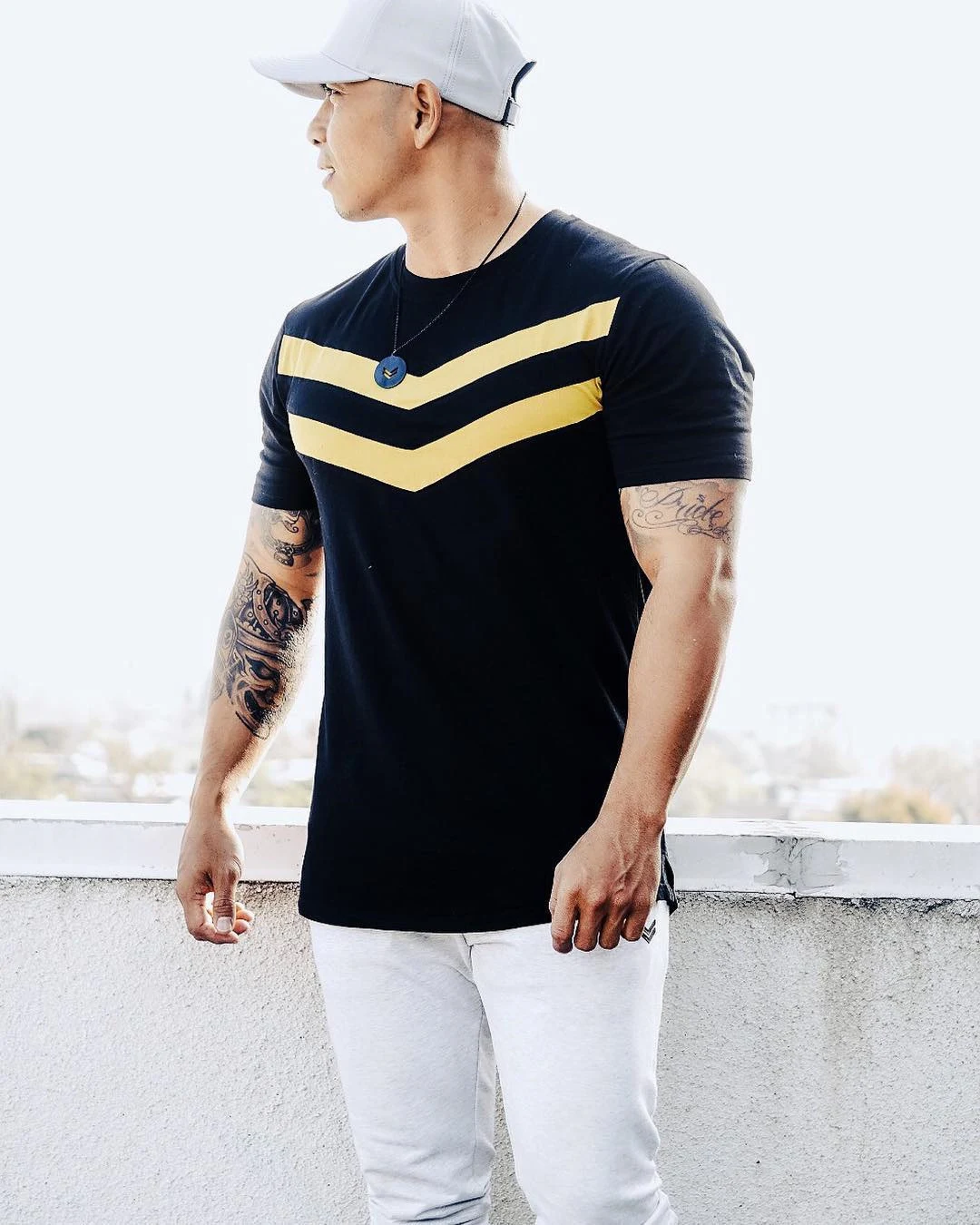 Men's Fitness Training T-Shirt designed for comfort and performance. Breathable, quick-drying fabric perfect for gym wor — photo 9