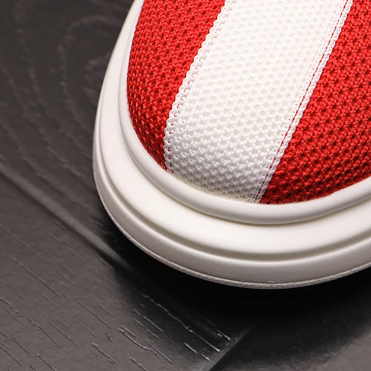 Title 9, Scarpe Bianche da Uomo in Maglia con Suola Spes...