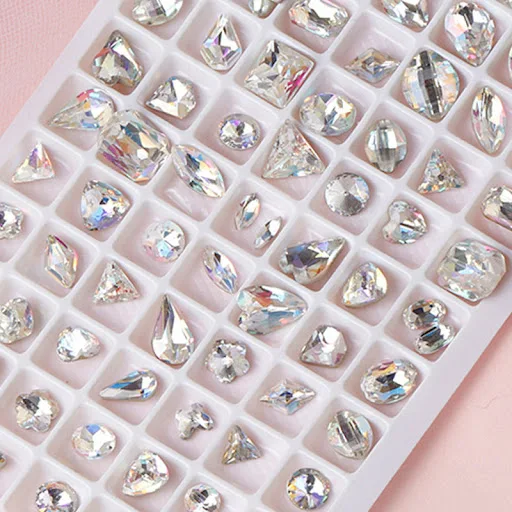 Title 8, Nail Art Diamanten Sieraden Super Flash Mixed S...