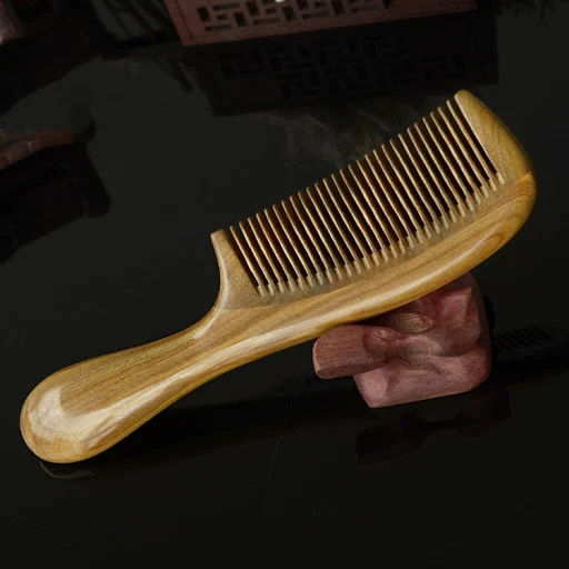 Title 4, Authentic Green Sandalwood Round Handle Massage...