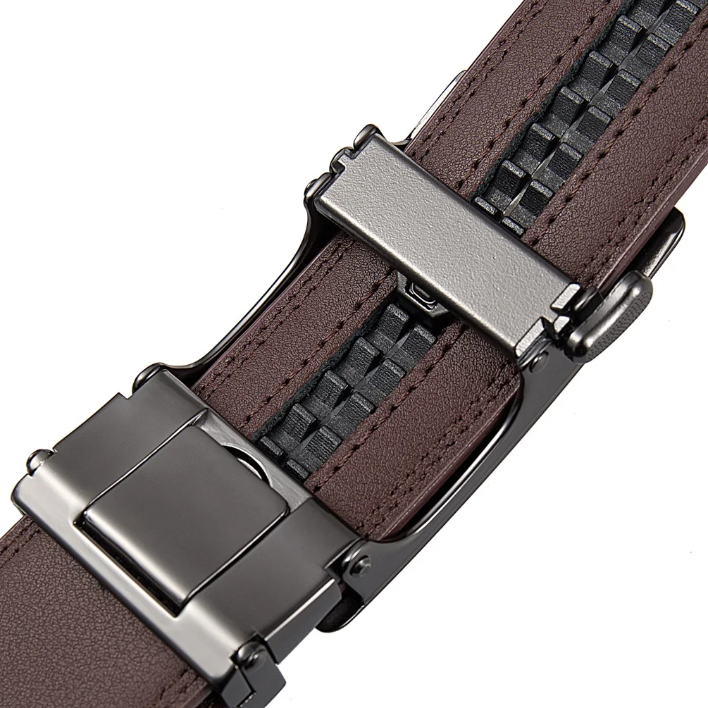 Men's Business Split Leather Belt. Provides a professional and stylish look. Durable, ideal for suits and everyday wear. — photo 15