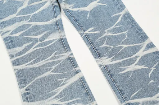 Title 5, Jeans High Street Hip Hop z efektem zmarszczeń ...