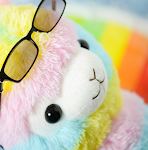 Pelúcia fofa de alpaca colorida, bichinho divino adorável, travesseiro de ovelha de grama para meninas, presente de aniversário perfeito. — foto 3