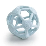 Bola de silicone macia para bebês recém-nascidos, redonda, oca e pequena. Perfeita para agarrar, segura e estimula o desenvolvimento. — foto 2