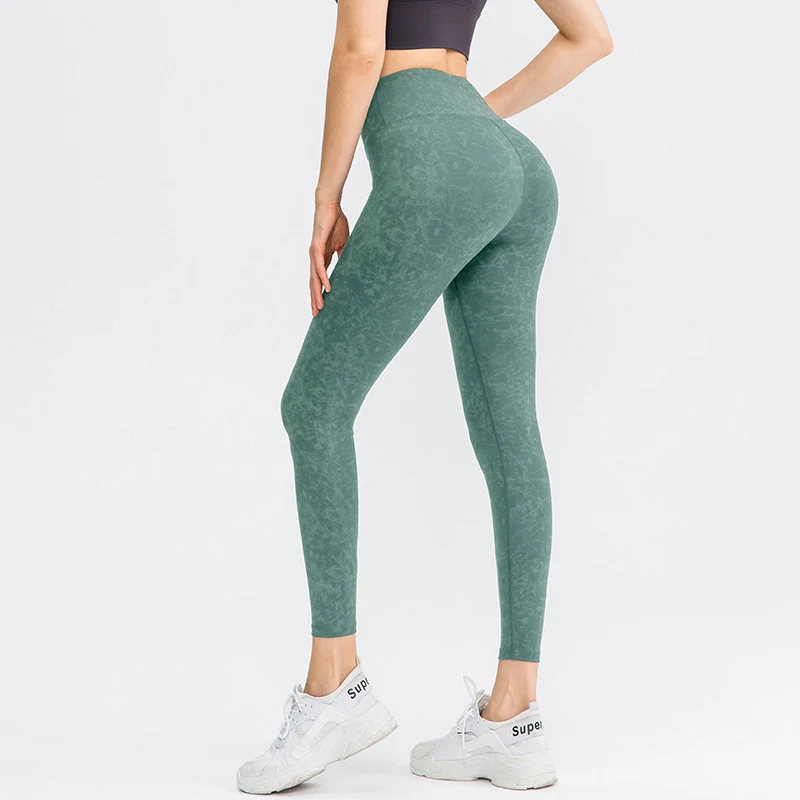 Bedruckte Yoga-Leggings für Damen mit hohem Bund und Hüftlift, dehnbar und sportlich. Perfekt für Fitness und Training. — foto 23