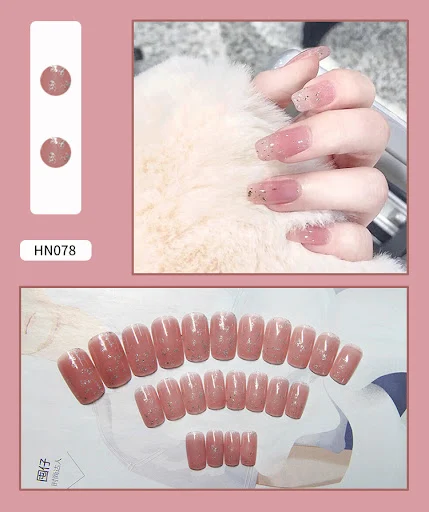 Title 8, Finished nail art fake nails, scrubbable and we...