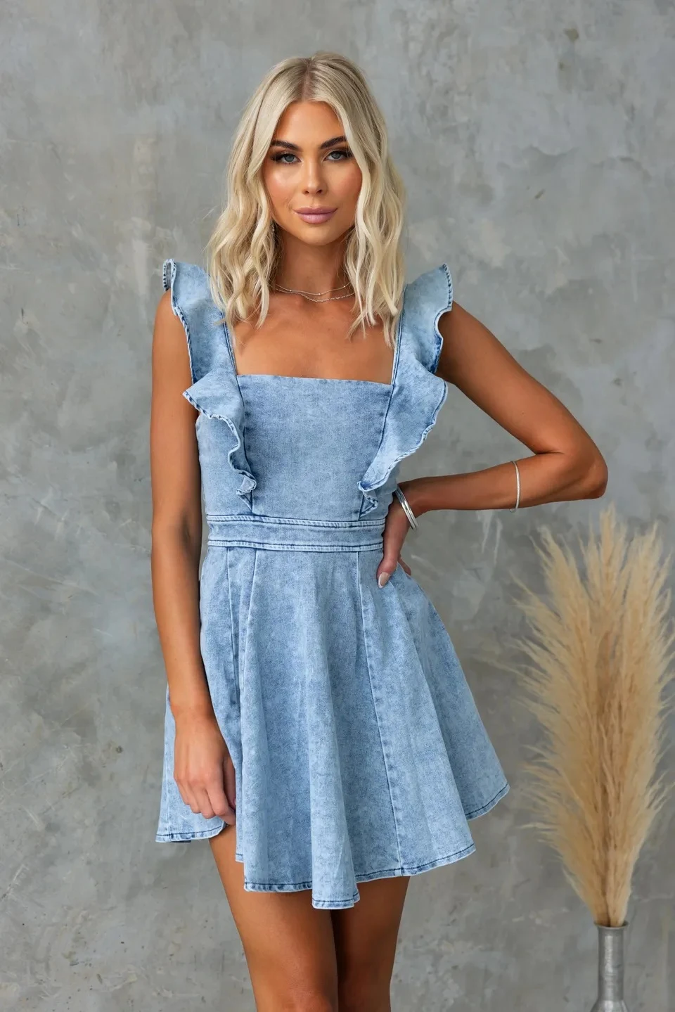 Title 6, Womens Fashion Casual Denim Dress